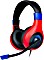 BigBen Stereo Gaming Headset V1 für Switch dunkelrot/dunkelblau (BB007046/SWITCHHEADSETV1BLRED)