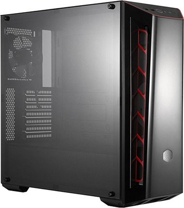 Cooler Master MasterBox MB520 rot, Acrylfenster