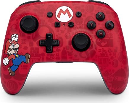 PowerA Enhanced Wireless Controller for Nintendo Switch Mario
