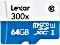 Lexar 300x R45 microSDXC 64GB, UHS-I, Class 10 (LSDMI64GBBEU300)