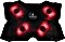 Verbatim SureFire Bora Gaming laptop ch&#322;odzenie, czarny/czerwony (48819)