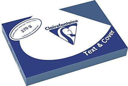 Clairefontaine Text & Cover dunkelblau A4, ledergeprägt, 270g/m², 100 Blatt