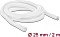 DeLOCK braided sleeve self-closing, 2m x 25mm, white (20701)