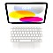 Apple Magic Keyboard Folio, KeyboardDock für iPad 10, weiß, DE [2022] (MQDP3D/A)