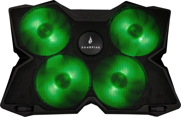 Verbatim SureFire Bora Gaming Laptop Kühler, schwarz/grün