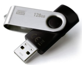 goodram UTS2 schwarz 128GB, USB-A 2.0