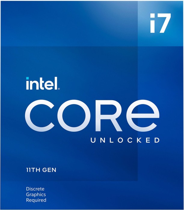 Intel Core i7-11700KF, 8C/16T, 3.60-5.00GHz, box bez chłodzenia