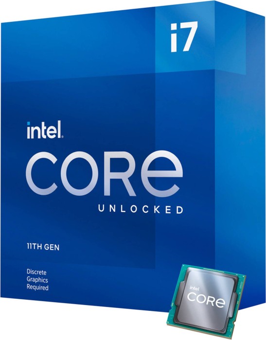 Intel Core i7-11700KF, 8C/16T, 3.60-5.00GHz, box bez chłodzenia