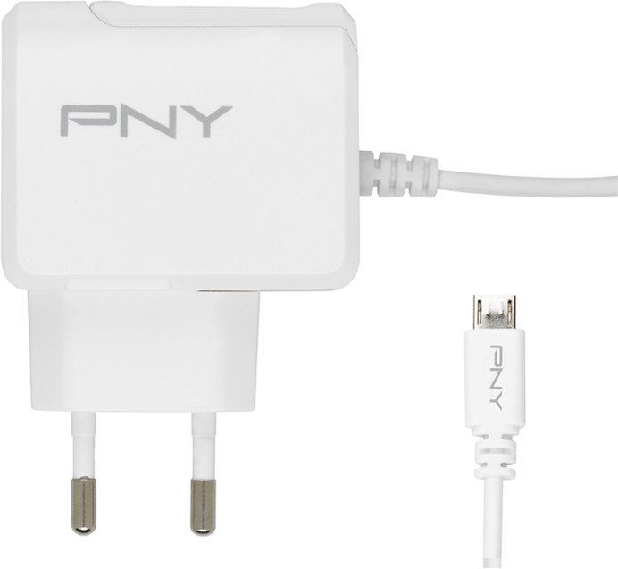 PNY Micro-USB Charger EU weiß