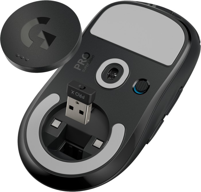 Logitech G Pro X Superlight Wireless Gaming Mouse schwarz, USB