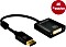 DeLOCK DisplayPort 1.2 [Stecker]/DVI [Buchse] Adapterkabel, passiv, schwarz (62601)