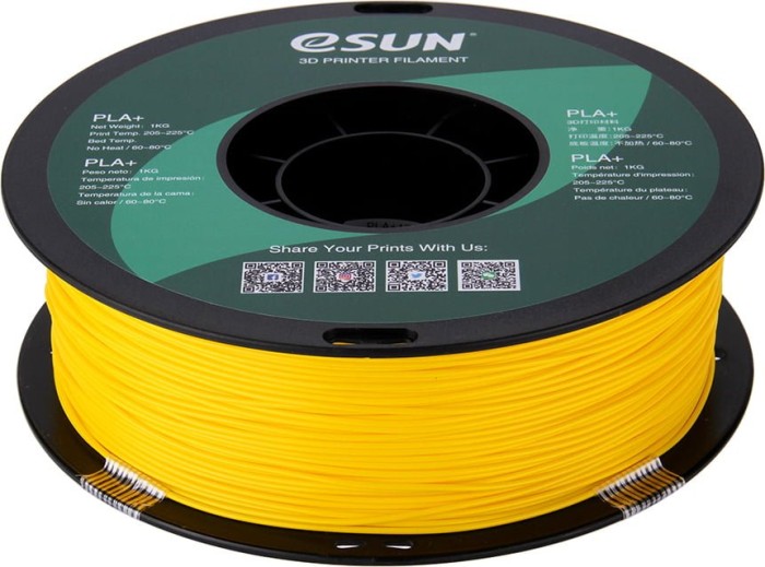 eSUN PLA+ Yellow, 1.75mm, 1kg