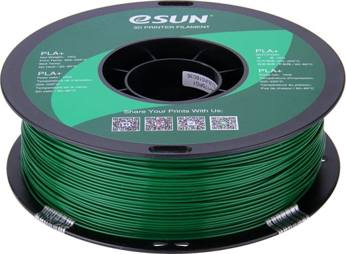 eSUN PLA+ Pine Green, 1.75mm, 1kg