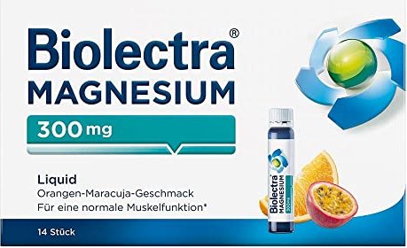 Biolectra Magnesium 300mg Liquid Trinkfläschchen