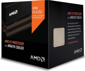 AMD FX-6350, 6C/6T, 3.90-4.20GHz, boxed mit AMD Wraith