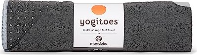 Manduka Yogitoes Yogamatten-Handtuch 180cm grau