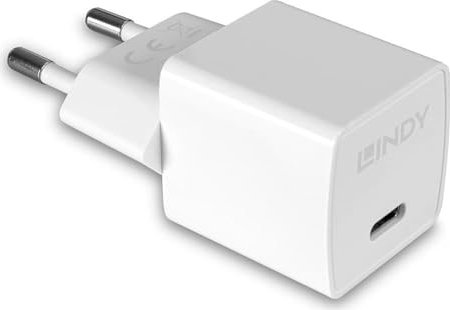 Lindy 20W USB Typ-C GaN Charger biały