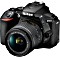 Nikon D5600 schwarz mit Objektiv AF-P VR DX 18-55mm 3.5-5.6G (VBA500K001)
