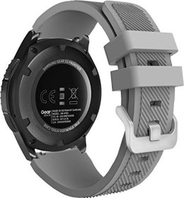 MoKo Silikonarmband für Samsung Galaxy Watch 46mm grau