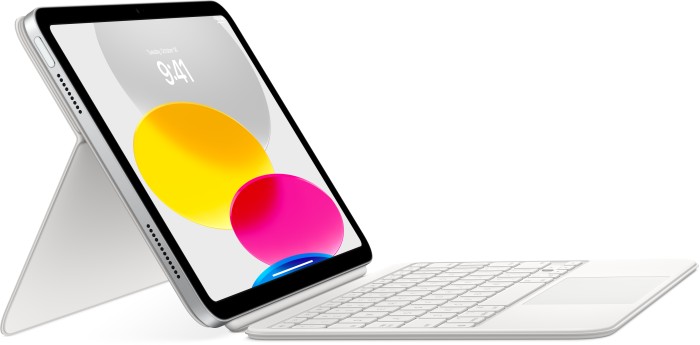 Apple Magic keyboard Folio, KeyboardDock do iPada 10, biały, ES [2022]