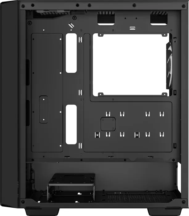 DeepCool CC560 V2, schwarz, Glasfenster