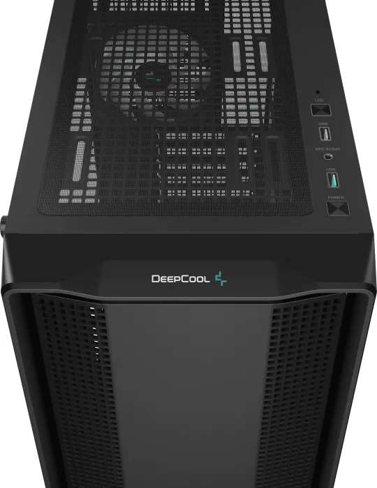 DeepCool CC560 V2, schwarz, Glasfenster