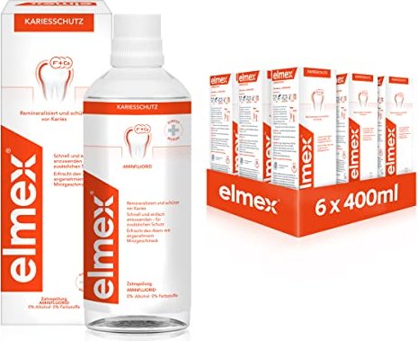 Elmex ochrona przed próchnicą płyn do płukania jamy ustnej, 400ml