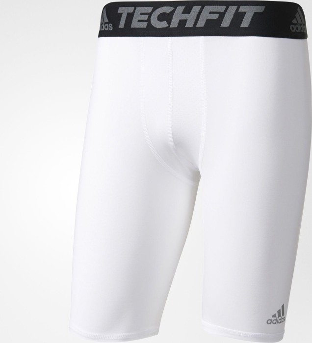 adidas Techfit Base Tights krótkie spodnie biały (męskie)