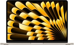 Apple MacBook Air 13" Starlight, M3 - 8 Core CPU / 8 Core GPU, 8GB RAM, 256GB SSD, DE (MRXT3D/A [2024 / Z1BA])