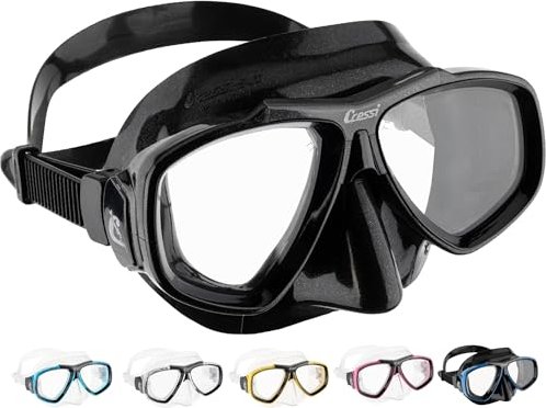 Cressi-Sub Focus maska z dwoma szkłami czarny/czarny