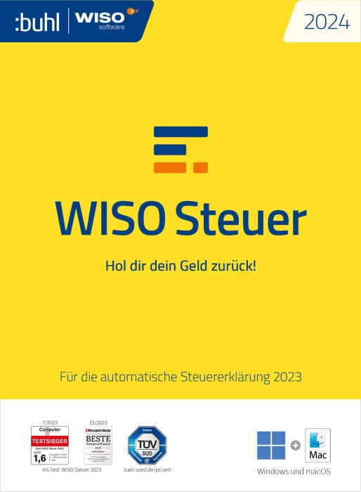 Buhl Data WISO Steuer 2024, ESD (deutsch) (PC/MAC/Android/iOS)