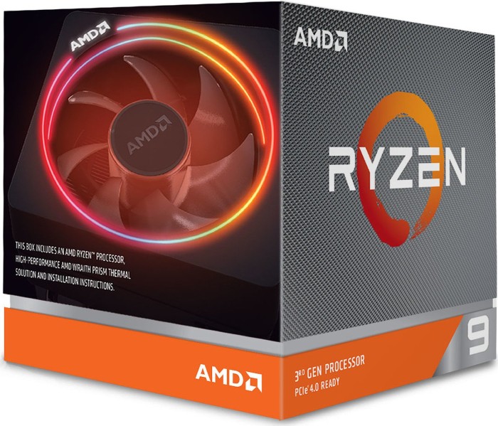 AMD Ryzen 9 3900X, 12C/24T, 3.80-4.60GHz, boxed
