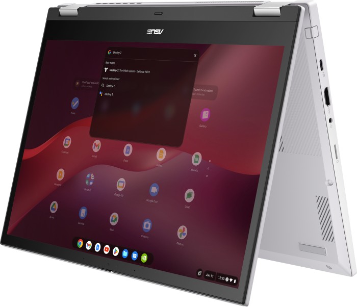 ASUS Chromebook Vibe CX34 Flip CX3401FBA-N90022, Convertible mit 14 Zoll Display Touchscreen, Intel® Core™ i5 Prozessor, 8 GB RAM, 256 SSD, Iris Xe Grafik, Weiß