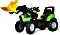 rolly toys rollyFarmtrac Premium Deutz-Fahr Agrotron X 720 pedał-Tractor with przód Loader and Pneumatic Tyres zielony (710133)