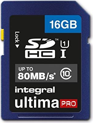 Integral ultima PRO R80 SDHC 16GB, UHS-I U1, Class 10