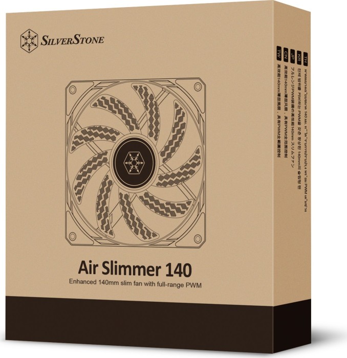 SilverStone Air Slimmer 140 czarny, 140mm