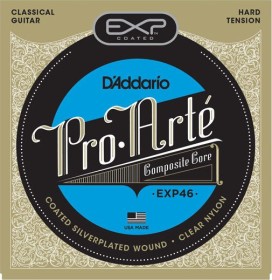 D'Addario EXP Coated Pro-Arté Composite, Hard Tension