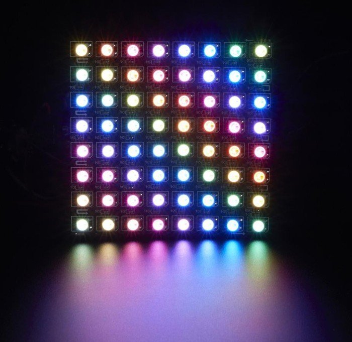 Adafruit Flexible NeoPixel RGB LED Matrix 8x8