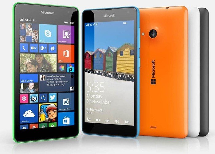 Microsoft Lumia 535 Dual-SIM pomarańczowy