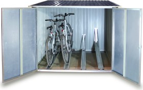 Tepro Fahrradbox anthrazit/weiß