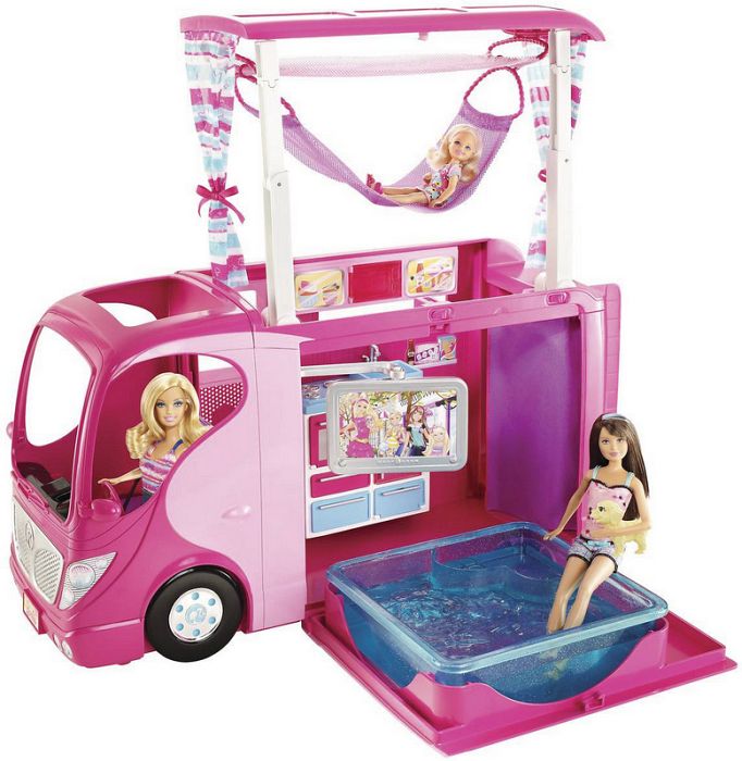 Barbie camping car