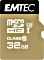 Emtec SpeedIN PRO R95/W85 microSDHC 32GB Kit, UHS-I U3, A1, Class 10 Vorschaubild