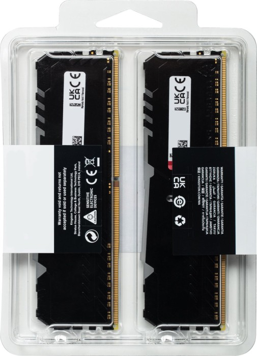 Kingston FURY Beast RGB DIMM Kit 32GB, DDR4-3200, CL16-20-20