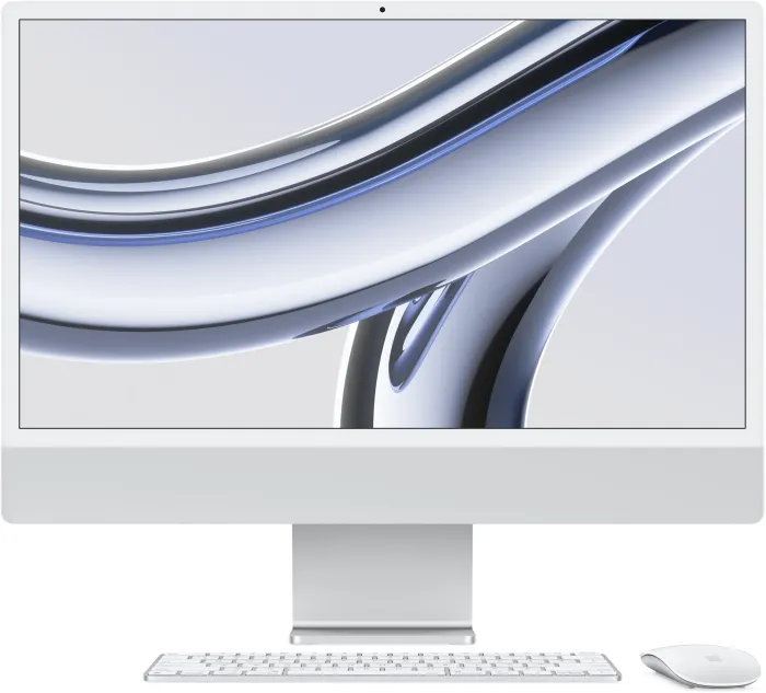 Apple iMac 24", silber, M3 - 8 Core CPU / 10 Core GP ...