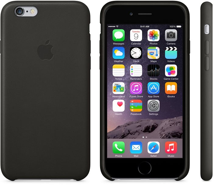 Apple skórzane etui do iPhone 6 czarny
