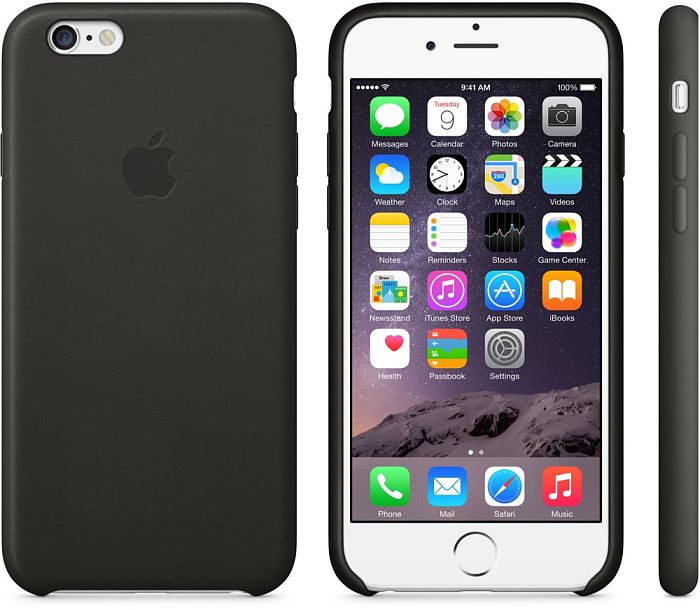 Apple skórzane etui do iPhone 6 czarny