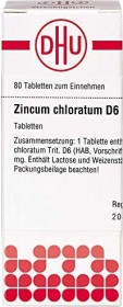 DHU Zincum chloratum D6 Tabletten, 80 Stück