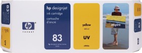 HP Tinte 83 UV gelb