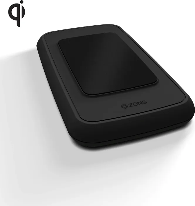 Zens Wireless Powerbank + Adhesive Grip schwarz