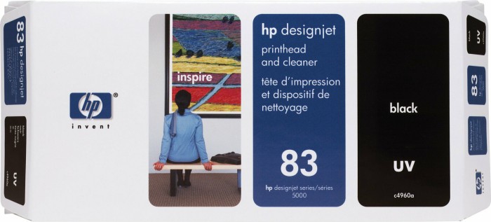 HP głowica drukująca 83 UV czarny